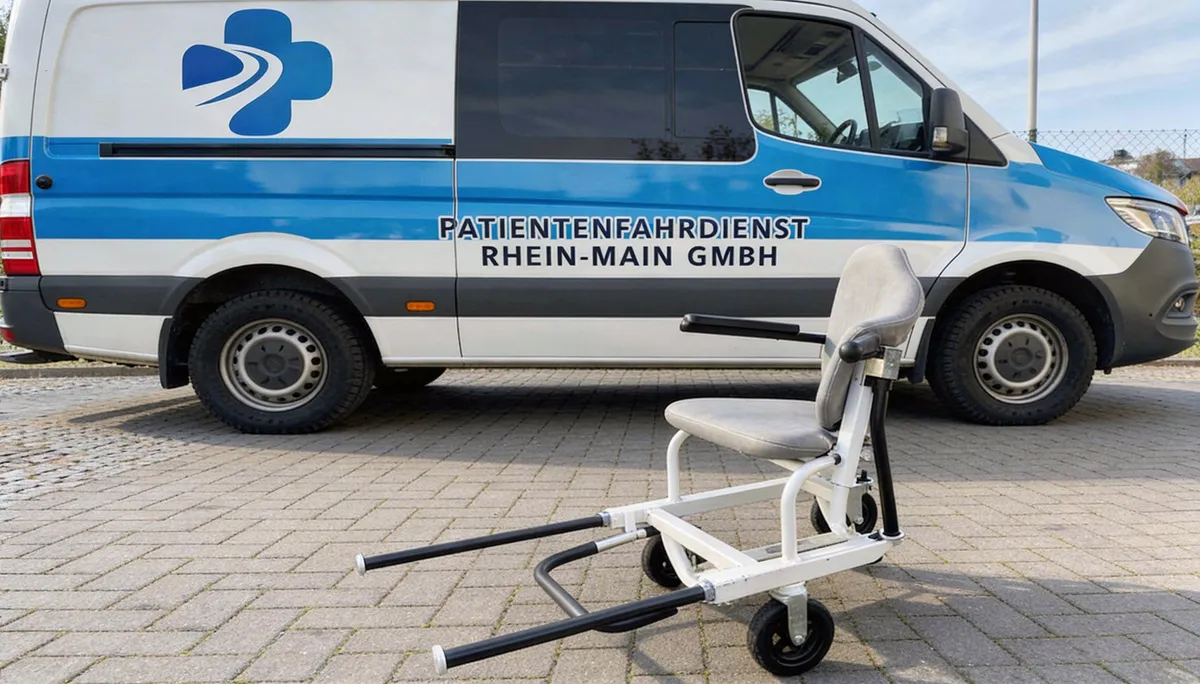 Tragestuhltransport - Professioneller Transport über Treppen mit Spezialequipment